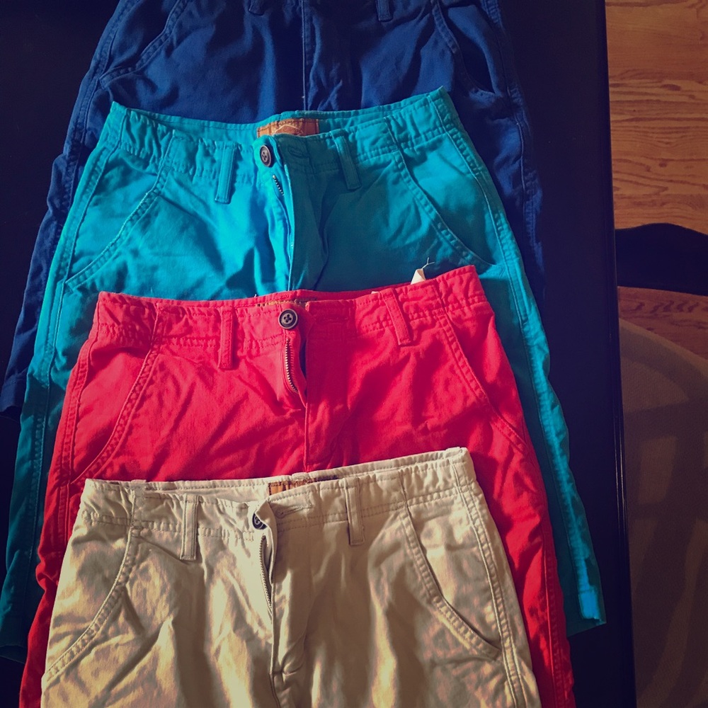 Boys Red Camel shorts size 18